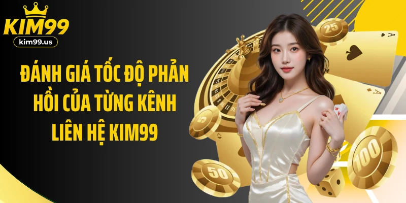Đánh giá tốc độ phản hồi của từng kênh liên hệ KIM99